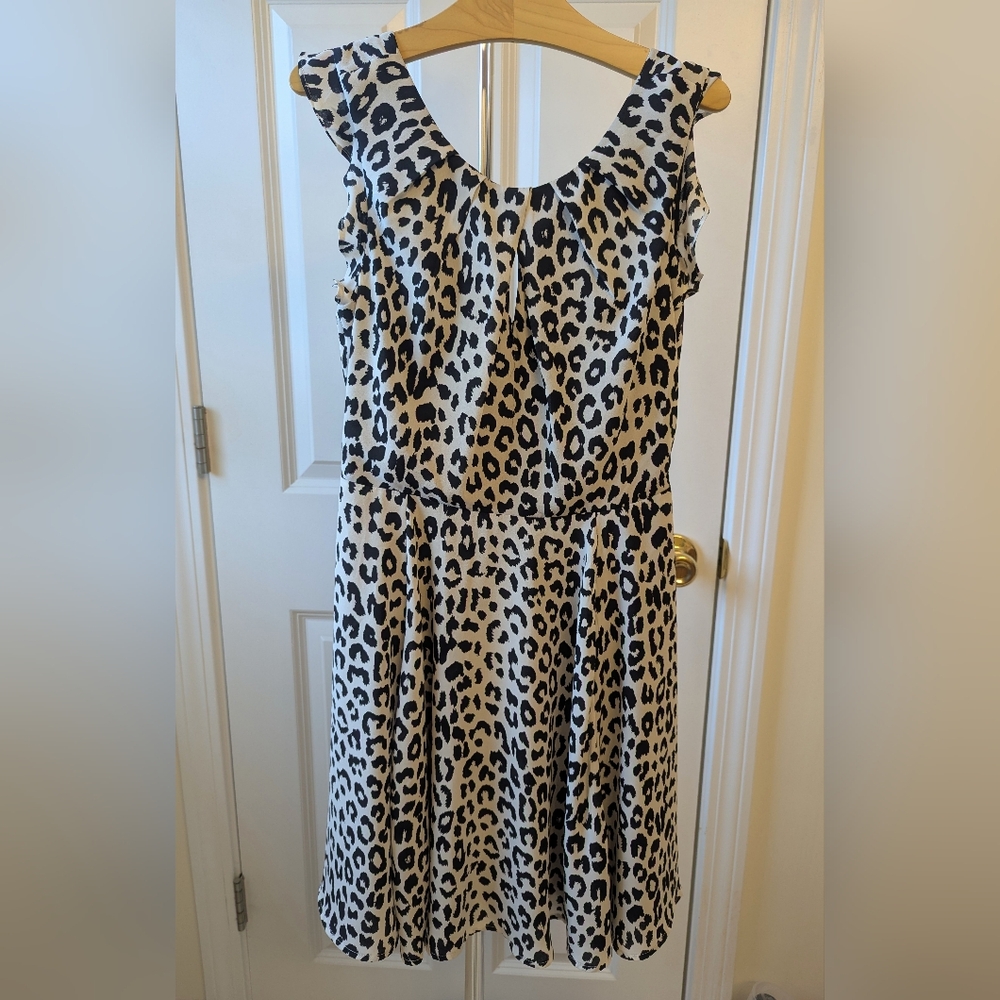 Express Black and Gray Sleeveless Sundress Casual